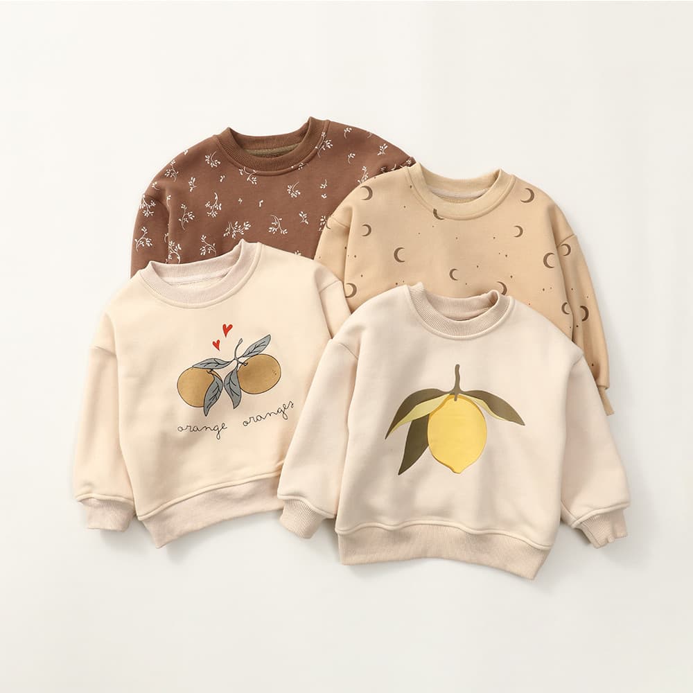 Fleece Ni's bebê moletom forro de lã outono inverno meninos meninas ins estilo topos crianças bebê quente engrossado lã