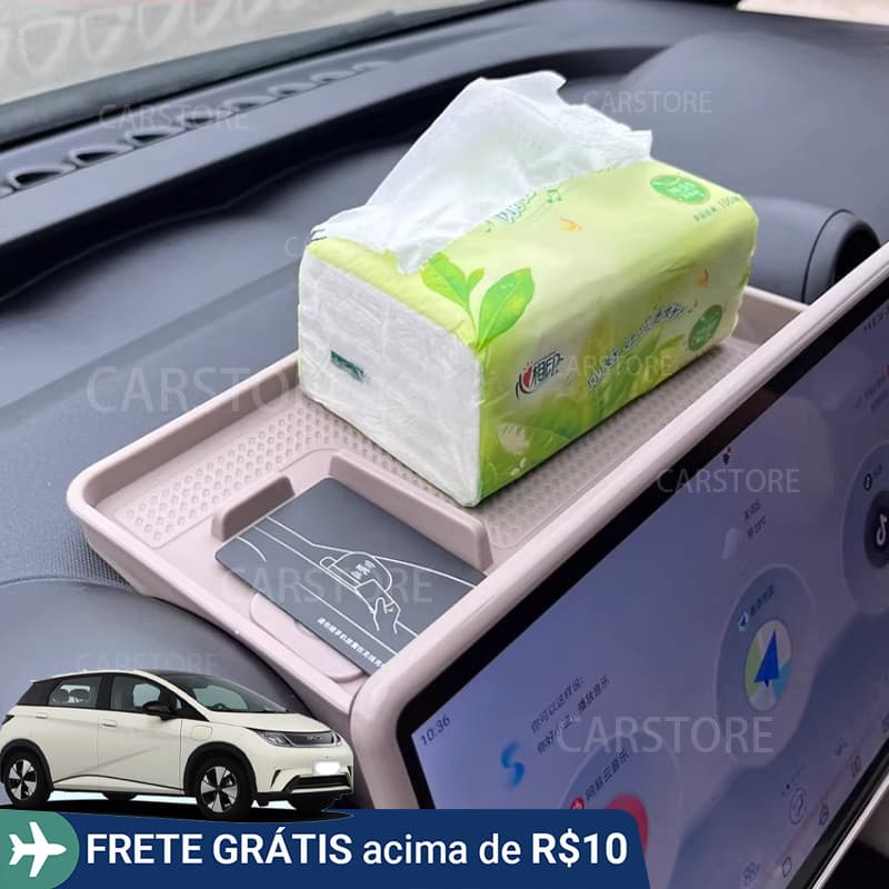 Adequado Para BYD dolphin GS Tela Caixa De Armazenamento Traseiro Interior Do Carro Modificado Decorações TPE