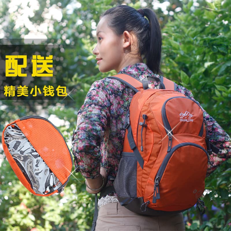 Ultra-leve à prova dwaterproof água viagem pequena mochila senhoras pequena capacidade caminhadas saco 20L caminhadas mo