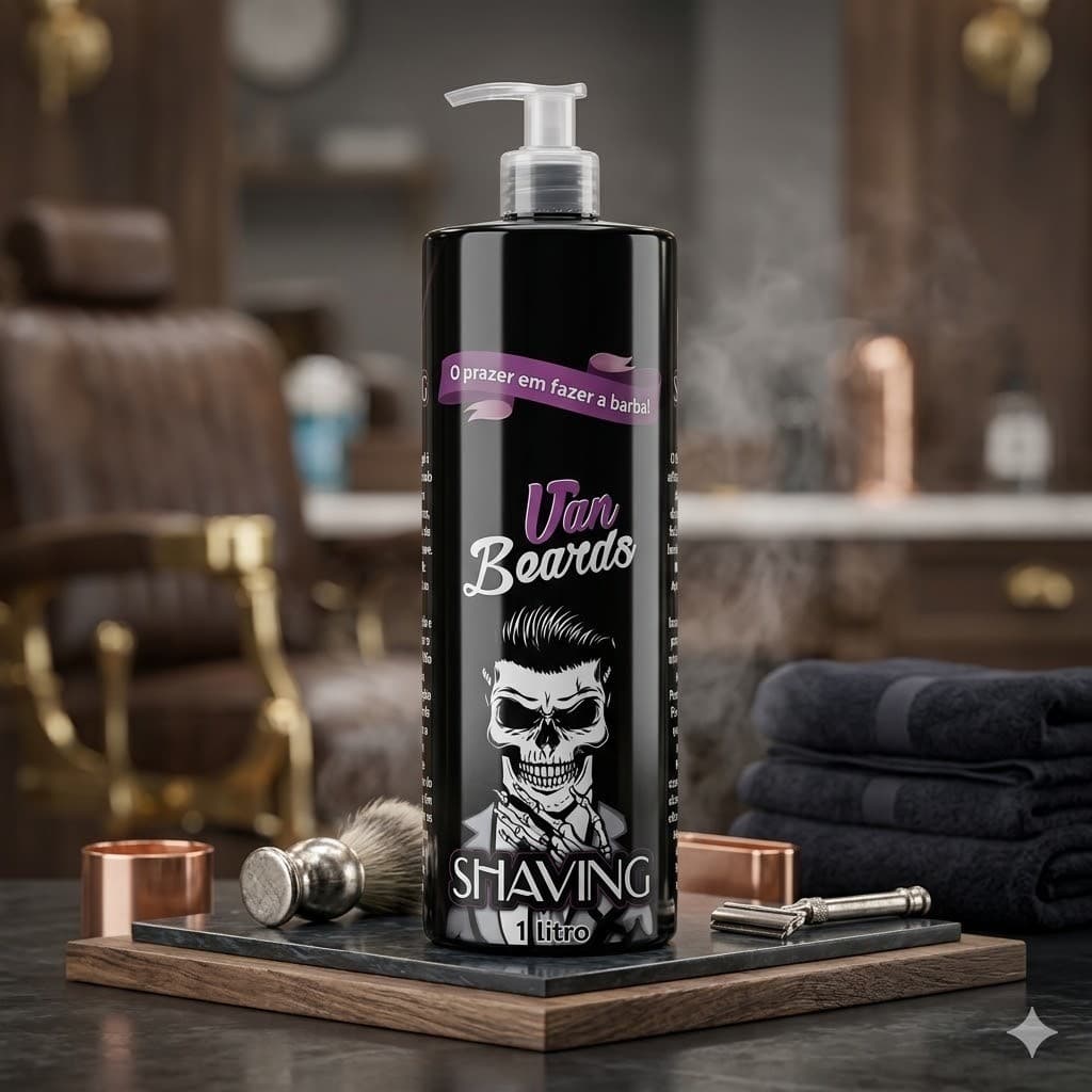 Gel de Barbear Van Beards 1 LitroF7G8