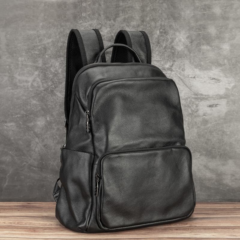 Original novo estilo primeira camada de couro mochila masculina couro genuíno mochila japonês coreano na moda saco escol