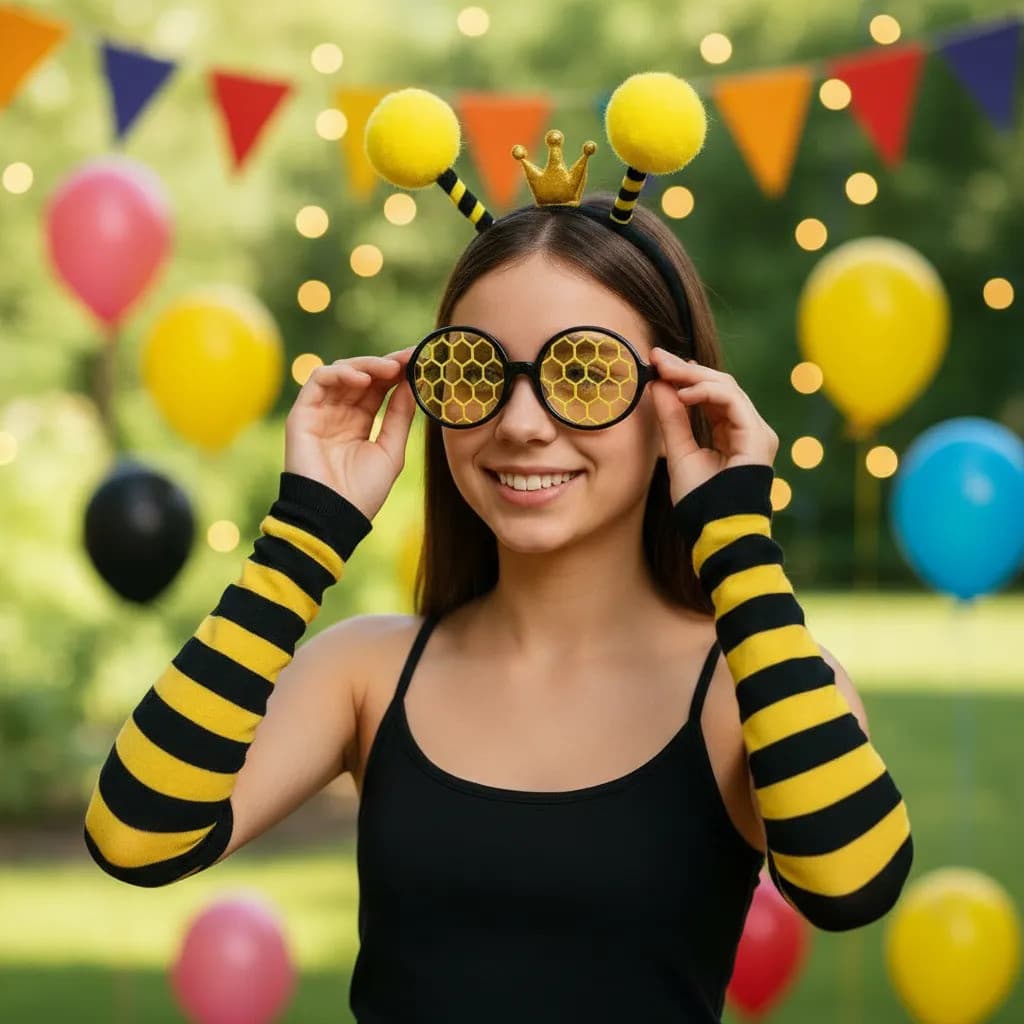 Conjuntos De Acessórios De Fantasia Bumble Bee Para Cosplay