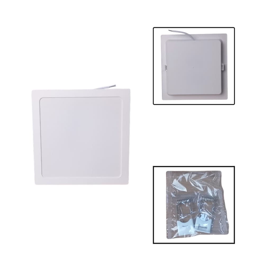 Painel Led Embutir 18W 21 X 21 Quadrada Branca Fria