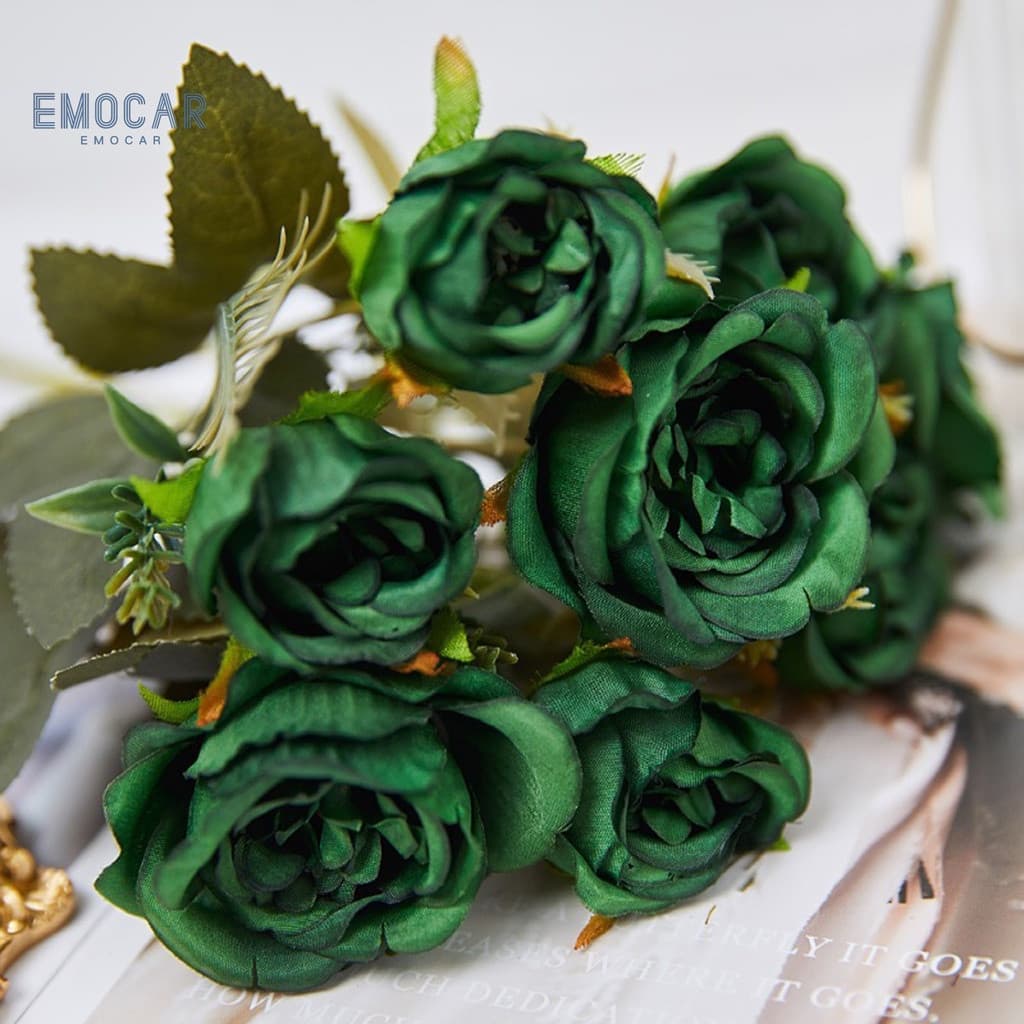 EMD-Realistic Simulation Bouquet Vívido Sem Desbotamento Peônia Artificial De Petal De Múltiplas Camadas