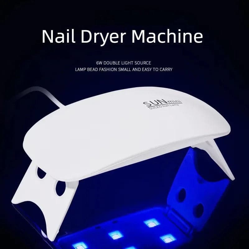 Mini Cabine Forno Secador Esmalte Led Rápida Portátil Led Uv