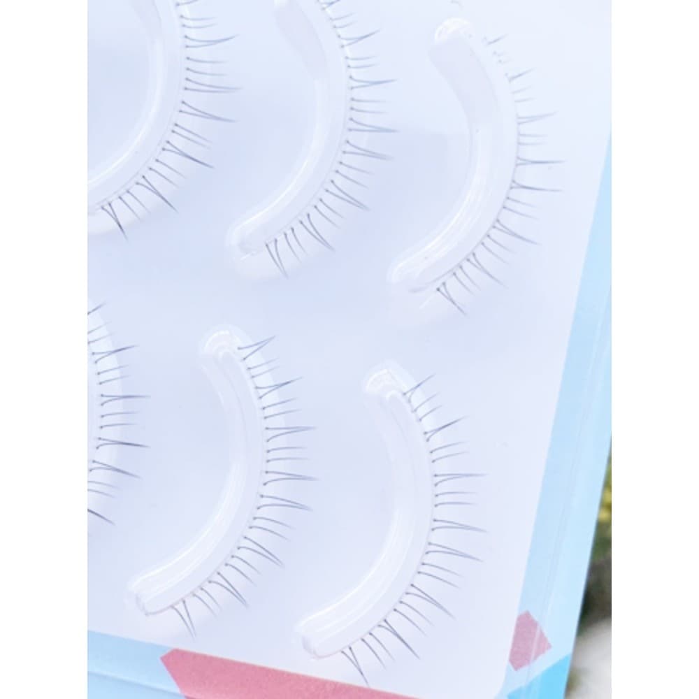 Você Yishi mãe Su Yan cílios postiços cos pequeno Wildcat cílios inferiores haste transparente Natural inteira pequena c