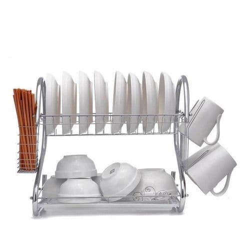 Escorredor Loucas Metal Organizador Porta Copos Talheres Cozinha Resistente