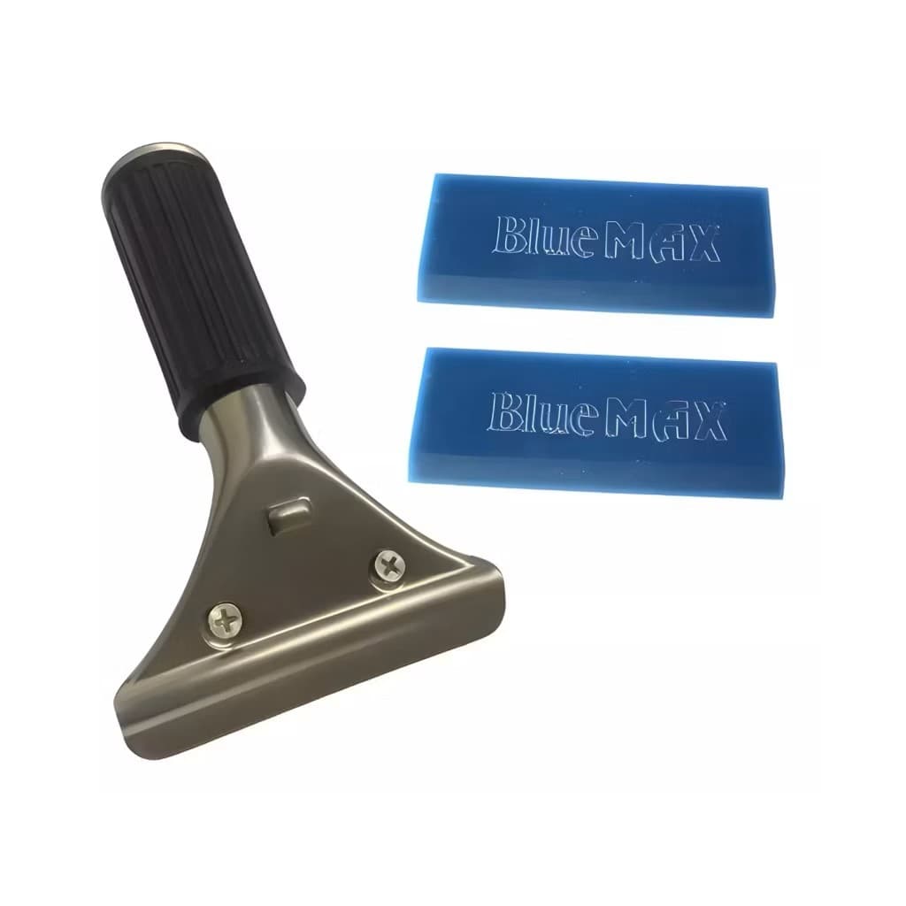 Raspador Profissional com Lâmina + Borrachas Blue Max – Aplicação de Insulfilm e Adesivos