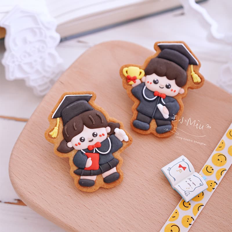 [Vídeo Curso] Professor Wang Xiaomiu 2025 Meninos Meninas Temporada de Formatura Molde de Biscoito Troféu Moinho de Bisc