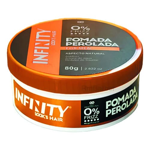 3 Pomada Para Cabelo Modeladora Cera Infinity 160g Look'shai Kit 3 Pomada Perolizada