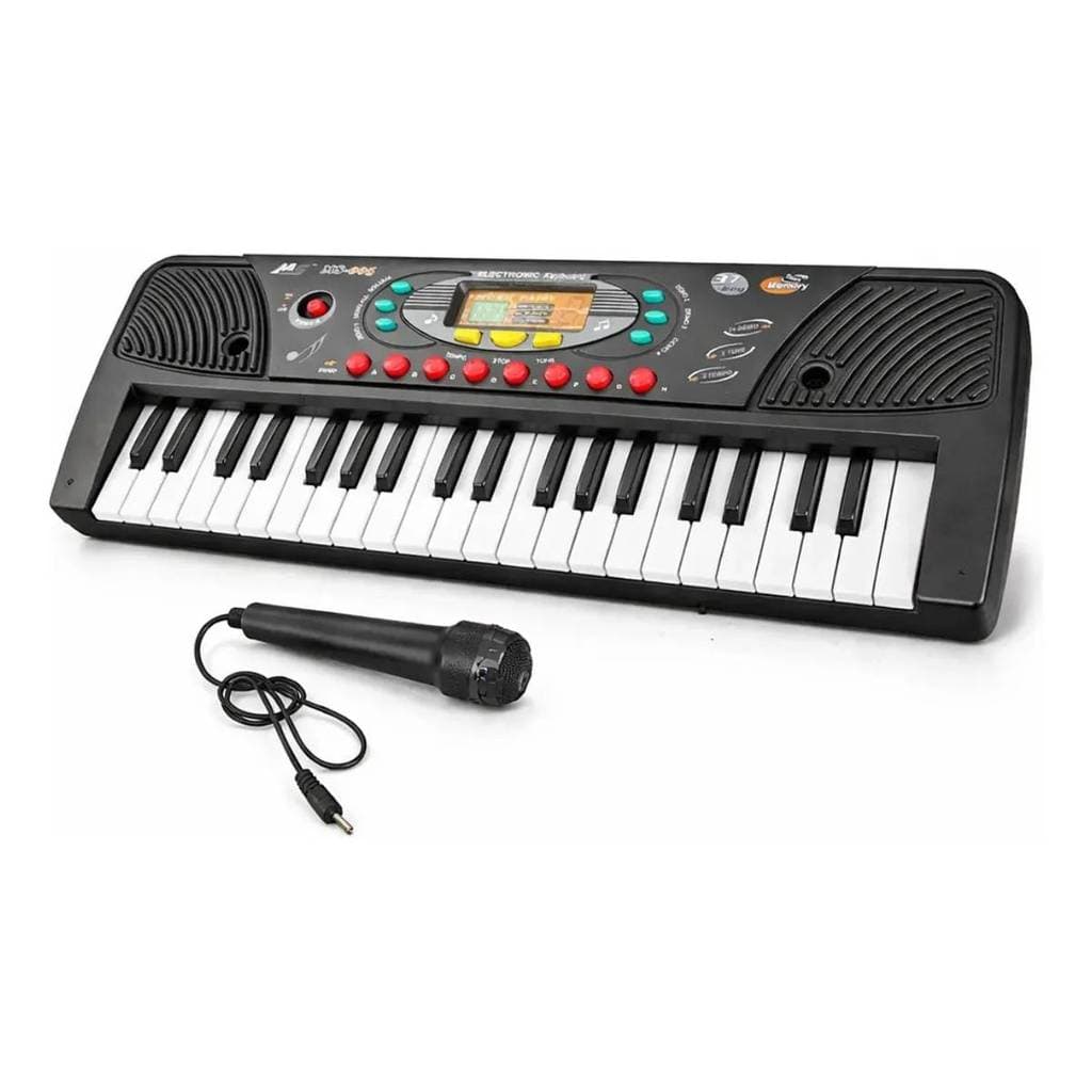Teclado Musical Infantil 37 Teclas Microfone