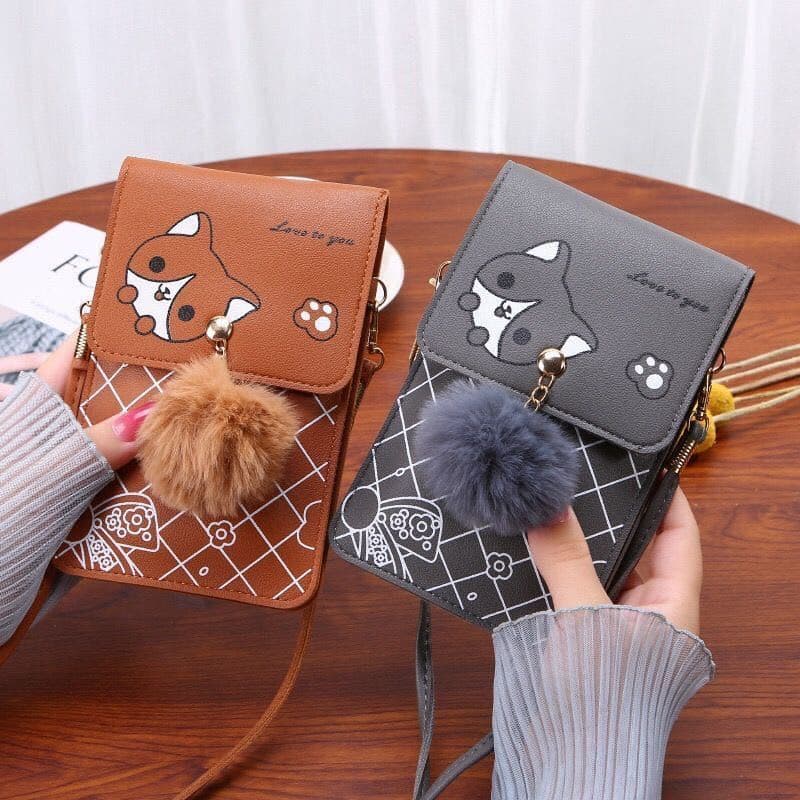 Bolsa para celular feminina Bolsa para o ombro para mensageiro Mini bolsa