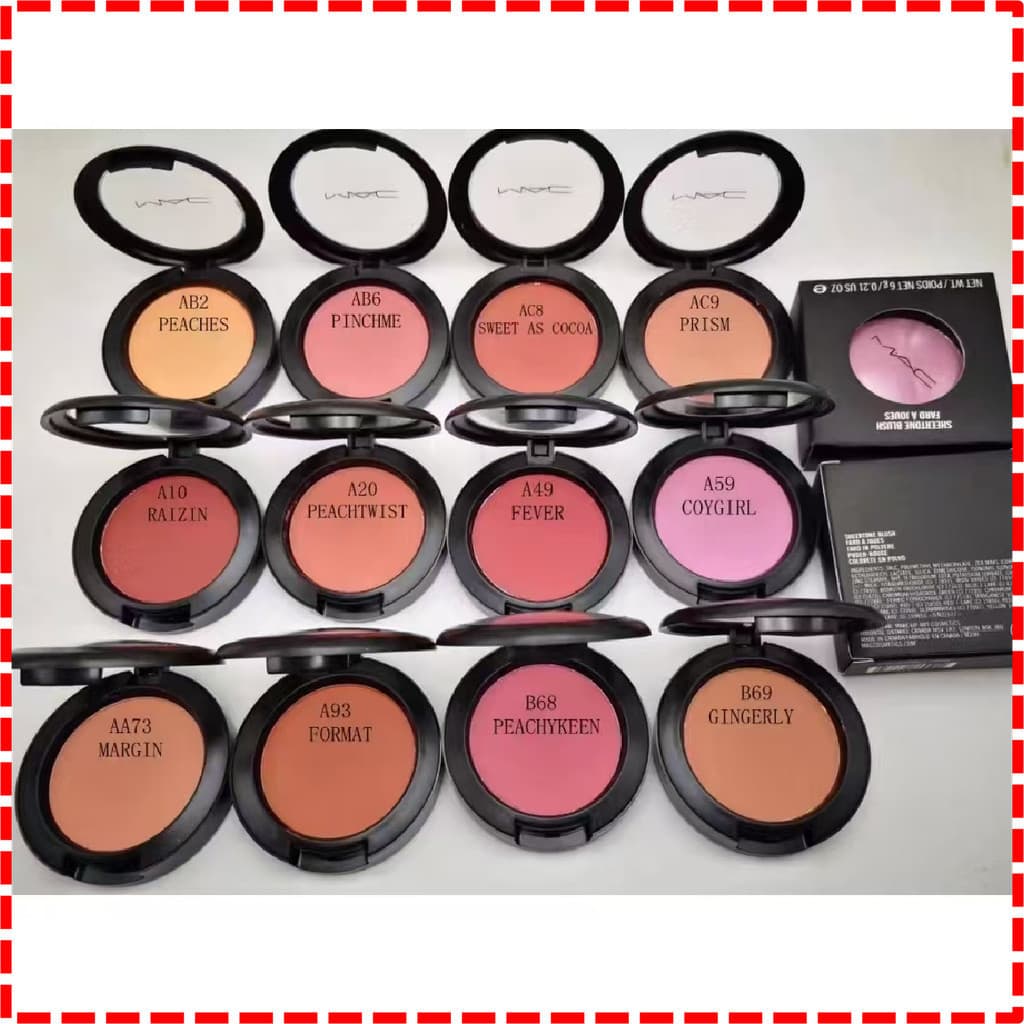 Novo Ma c Blush Maquiagem Facial Para Bochechas Em Pó 6g