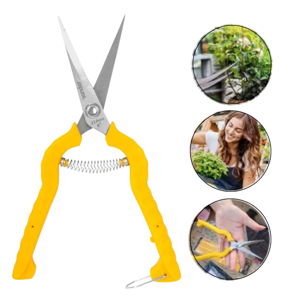 Tesoura Para Poda 20,3 cm - 8" Bico Longo Uso Leve VONDER