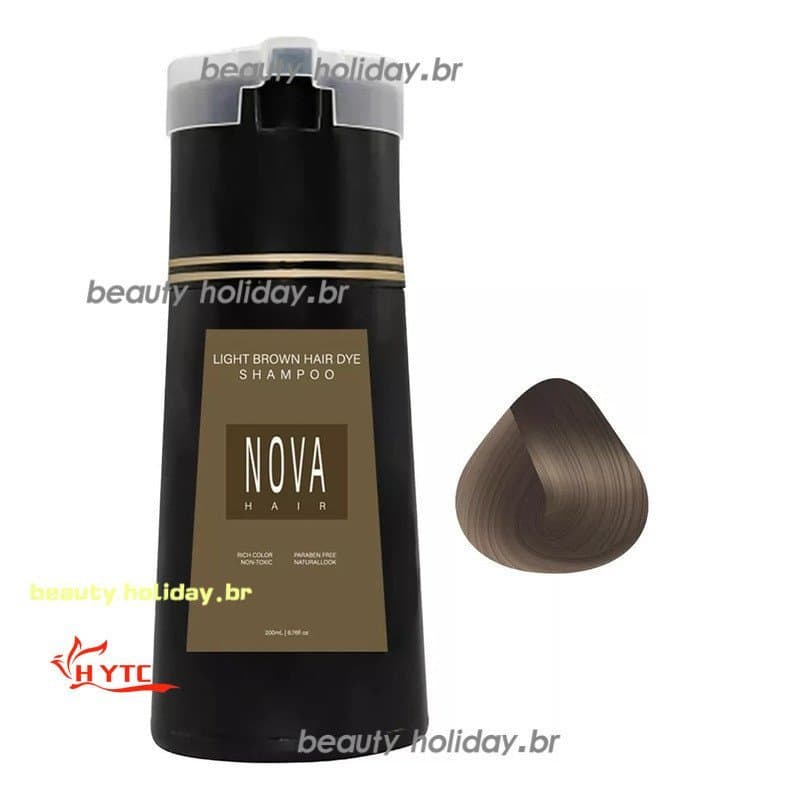 Shampoo de Tintura Instantânea Nova Hair Shampoo de Tintura Nova Hair