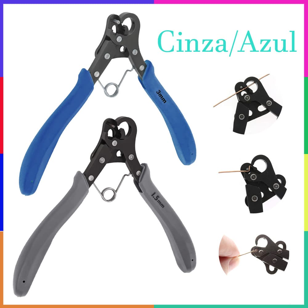 1/2 Peças Looper de Uma Etapa, Ferramenta de Fabricação de Joias de Ferramenta de Dobra de Fio Artesanal de Metal DIY