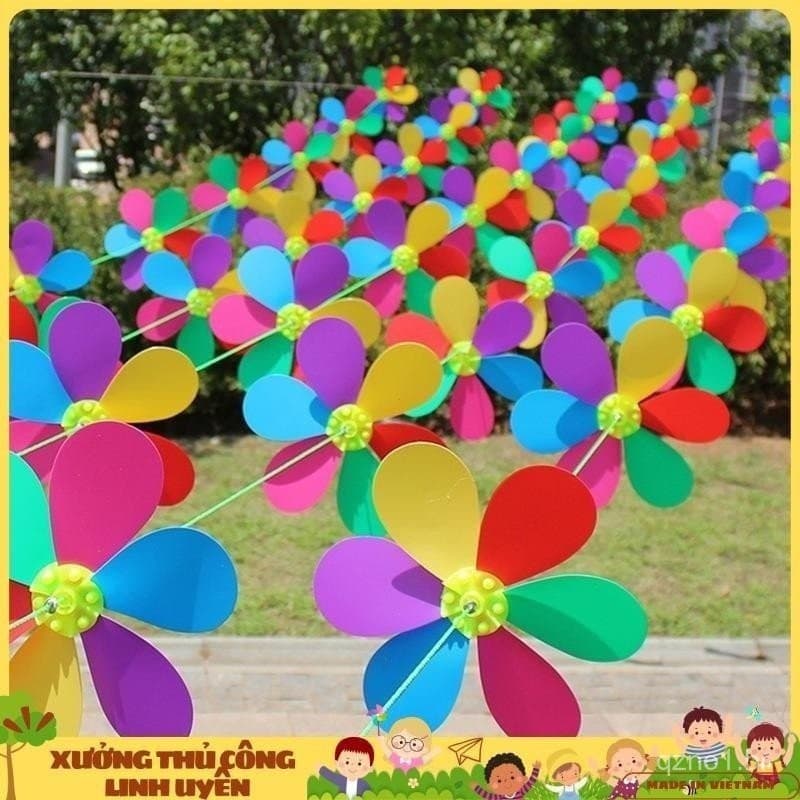 Corda de Flor Pendurada Arco-Íris 10m 10 Flores 6 Cores Decoração Escolar , Jarra de Infância , Área de Viagem