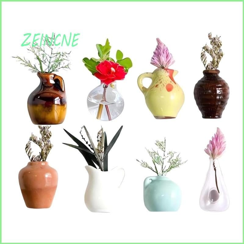 ZEIN 8 Unidades Vasos Ímãs Botões Cerâmica Magnética Para Geladeira E Escritório