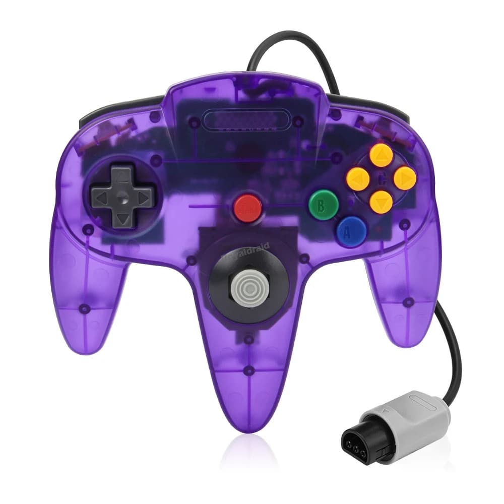 Controle Para N64 Nintendo 64 Com Fio Gamepad Joystick Retro