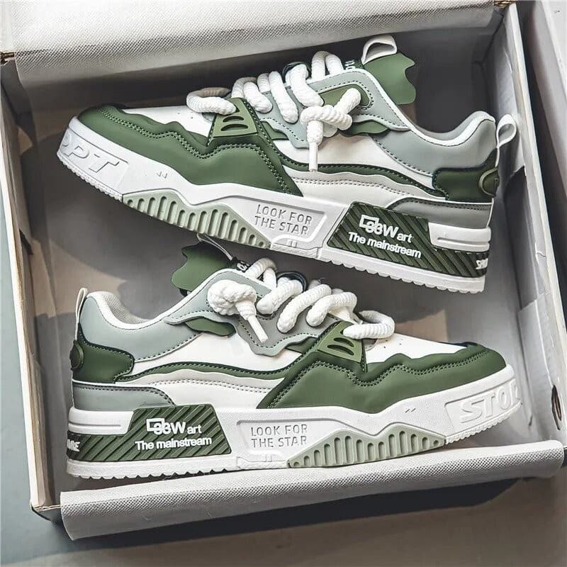 Sapatos De skate Masculinos Da Moda , Tênis Confortáveis E Antiderrapantes Para Atividades Ao Ar Livre Homens Y9XA K1TY