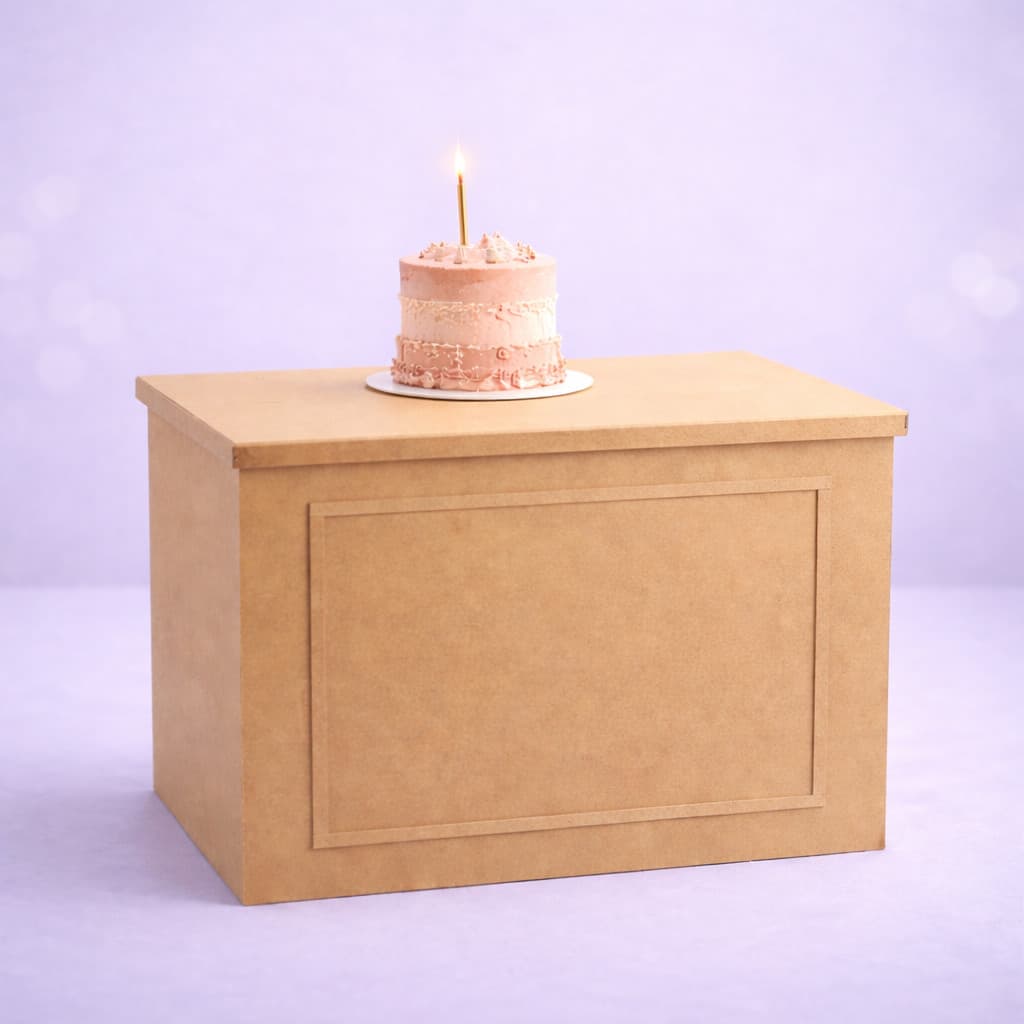 Mesa Decorativa MDF Desmontável para Eventos, Loja e Buffet