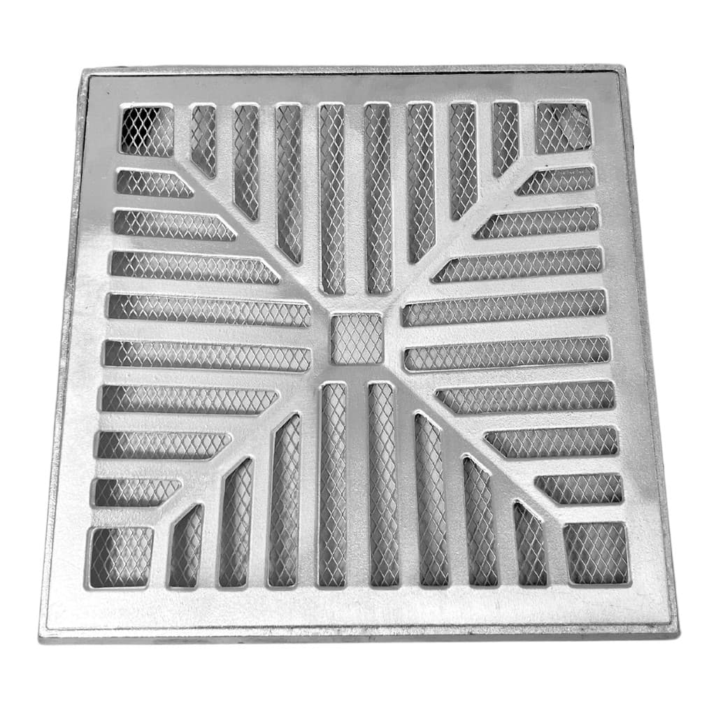 Grelha Ralo 25x25 Aluminio Concova com Suporte e Tela