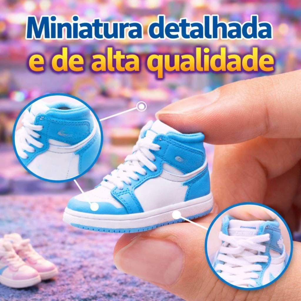 Miniatura De Tênis Sneakers Mini Brands Coleção Surpresa - Mini Sneakers Colecionáveis Tênis Miniatura Realista