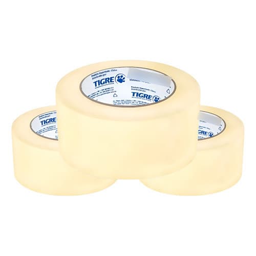 Fita Crepe Tigre 48mm X 50m Bege Tigre Uso Geral Unidade Bege Lisa