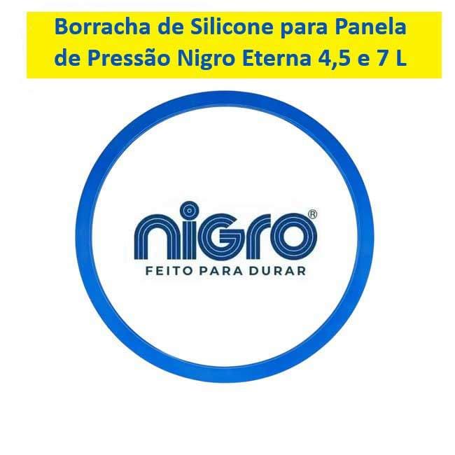 Borracha para panela de pressão Eterna Nigro 4,5L e 7L silicone - (NÃO serve na Nigro Press)