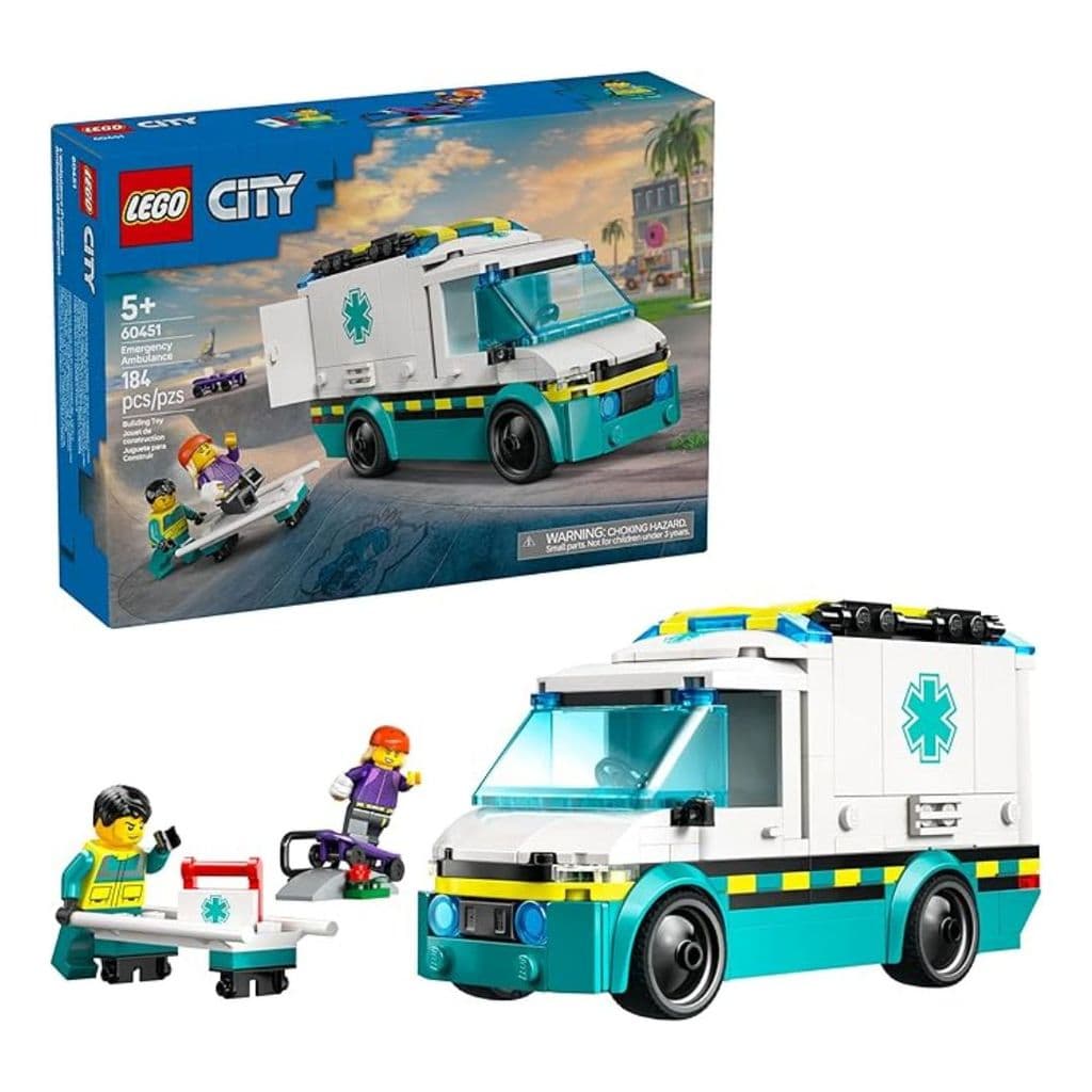 Lego City Ambulância de Emergência 184 Peças - Lego