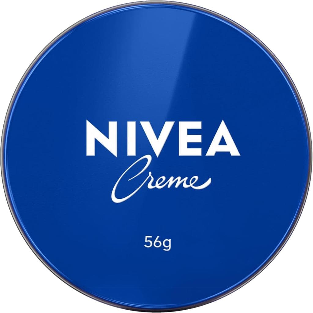 NIVEA Creme Hidratante Lata Azul 56g Hidratação Profunda 24h Corporal Multibenefícios, Original