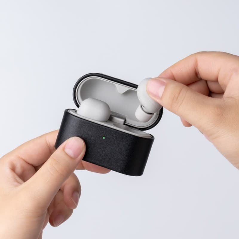 KIN Capa PU À Prova De Choque Para Fones De Ouvido WF-1000XM6 Proteções Poeira