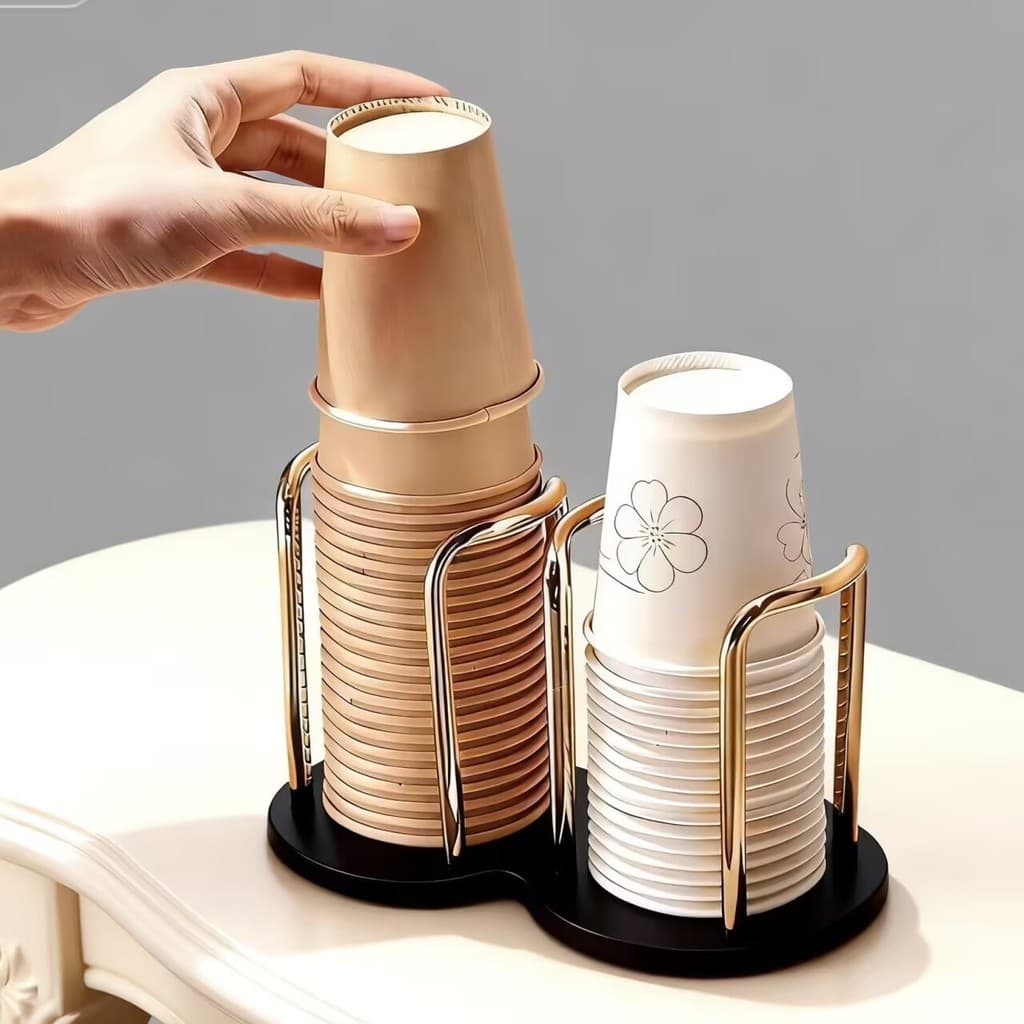 suporte para copos bandeja acrilico organizador cozinha escorredor de talheres Para mesa de jantar/mesa de centro