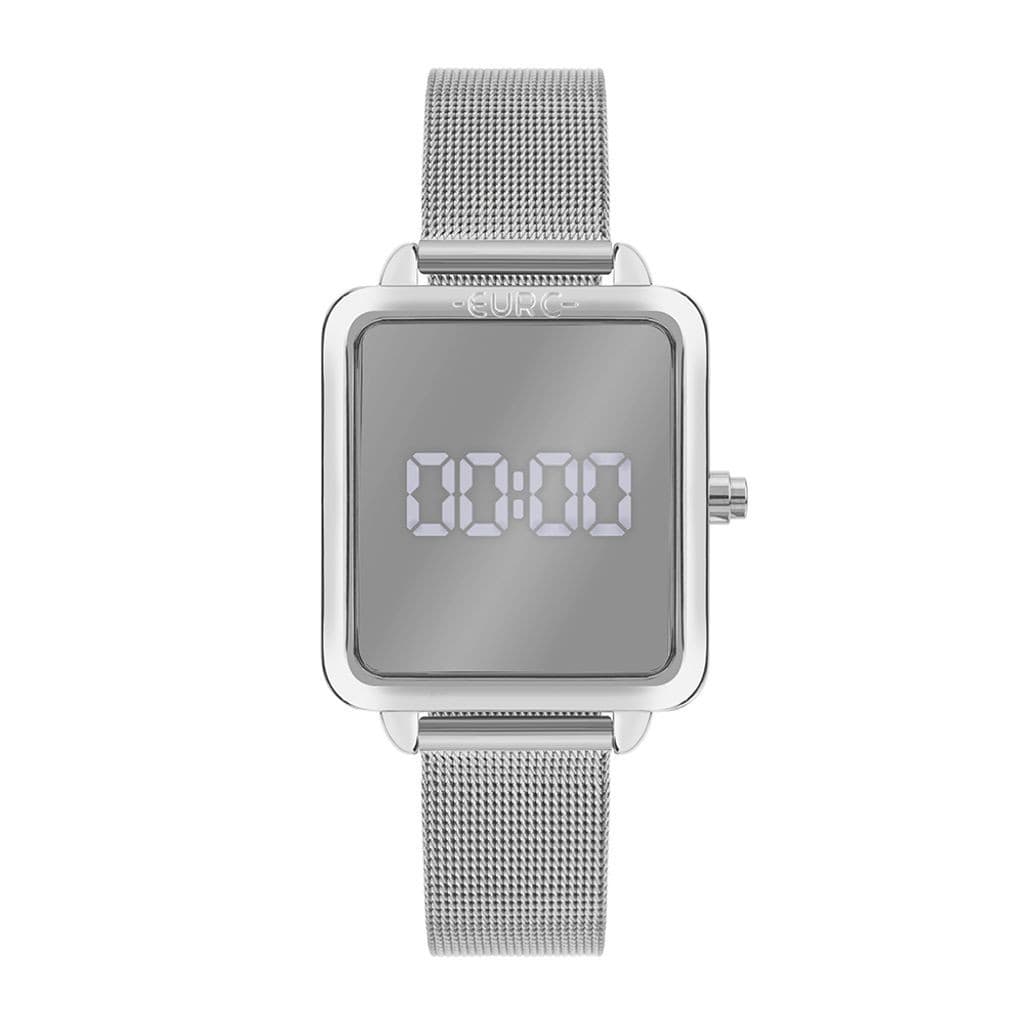 Relógio Euro Feminino Fashion Fit Reflexos Prata - EUDS8054AD/4K