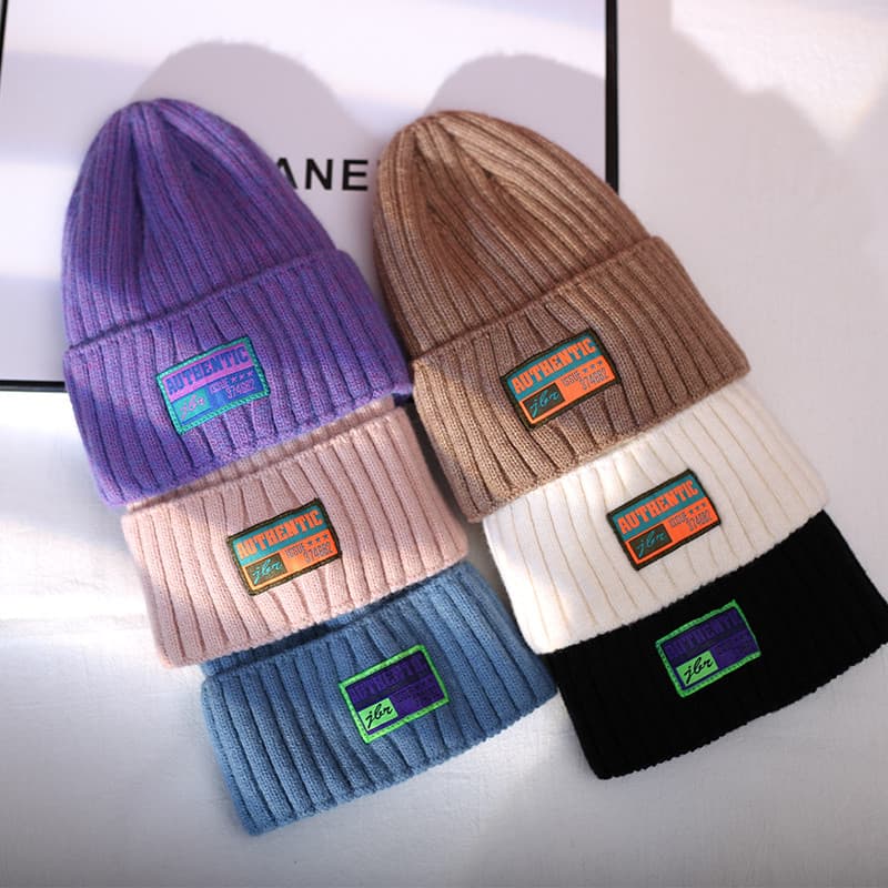 Chapéu feminino inverno chapéu de lã versão coreana moda chapéu de algodão All-Match chapéu frio quente coreano chapéu d