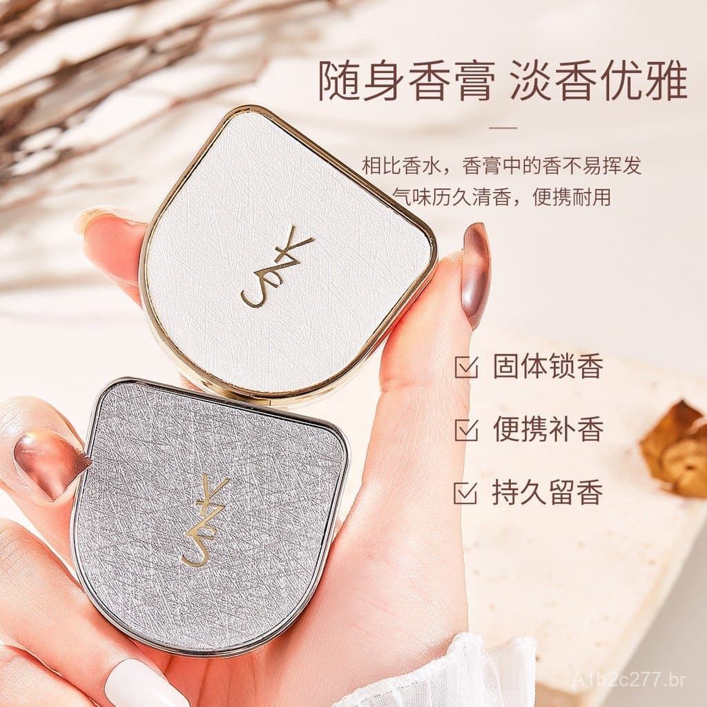 Bálsamo Sólido Popular YZS Perfumer's: Melhora o odor corporal, fragrante, portátil, durável, com uma fragrância leve.