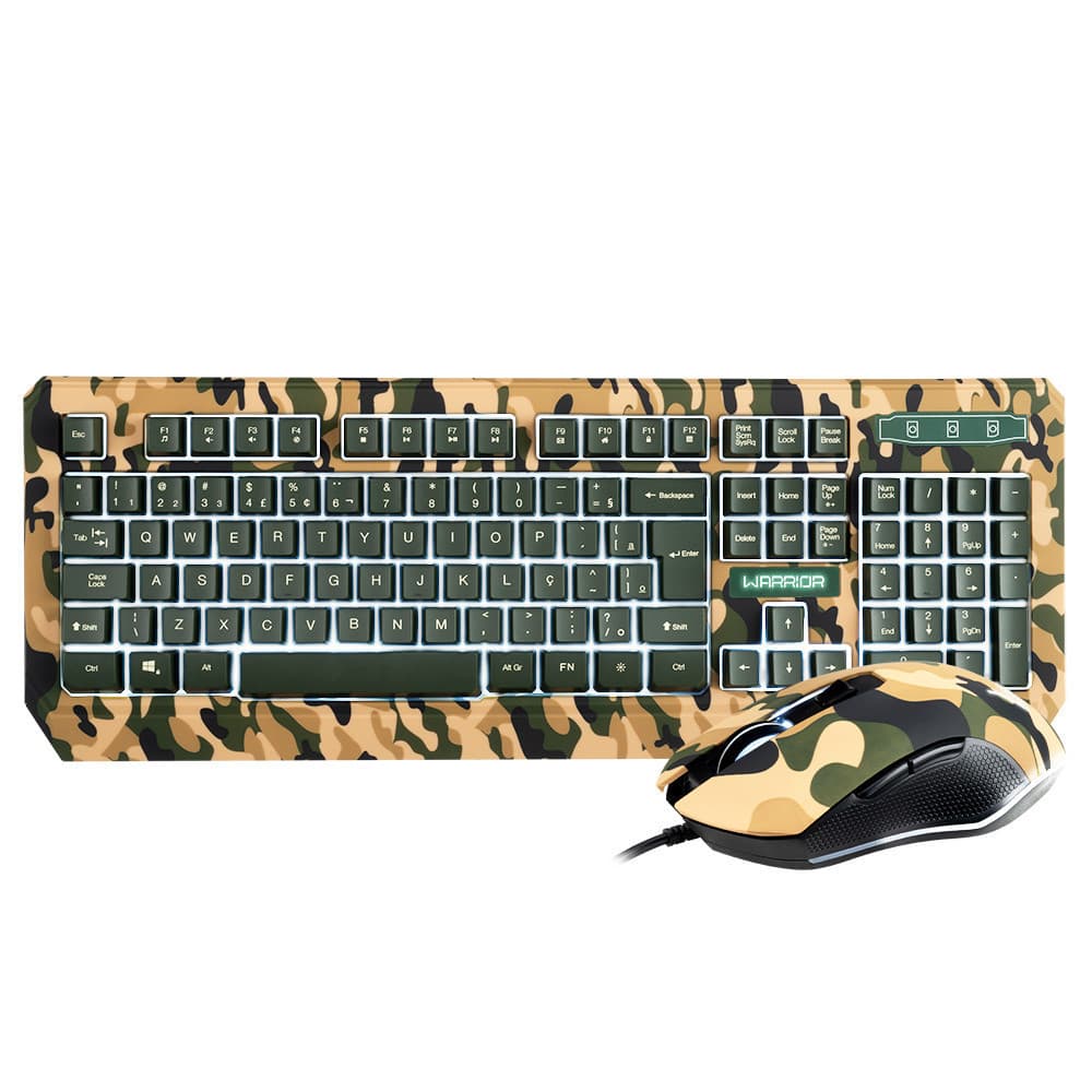 Teclado e Mouse Gamer Army Kyler Warrior - TC249OUT  [Reembalado]