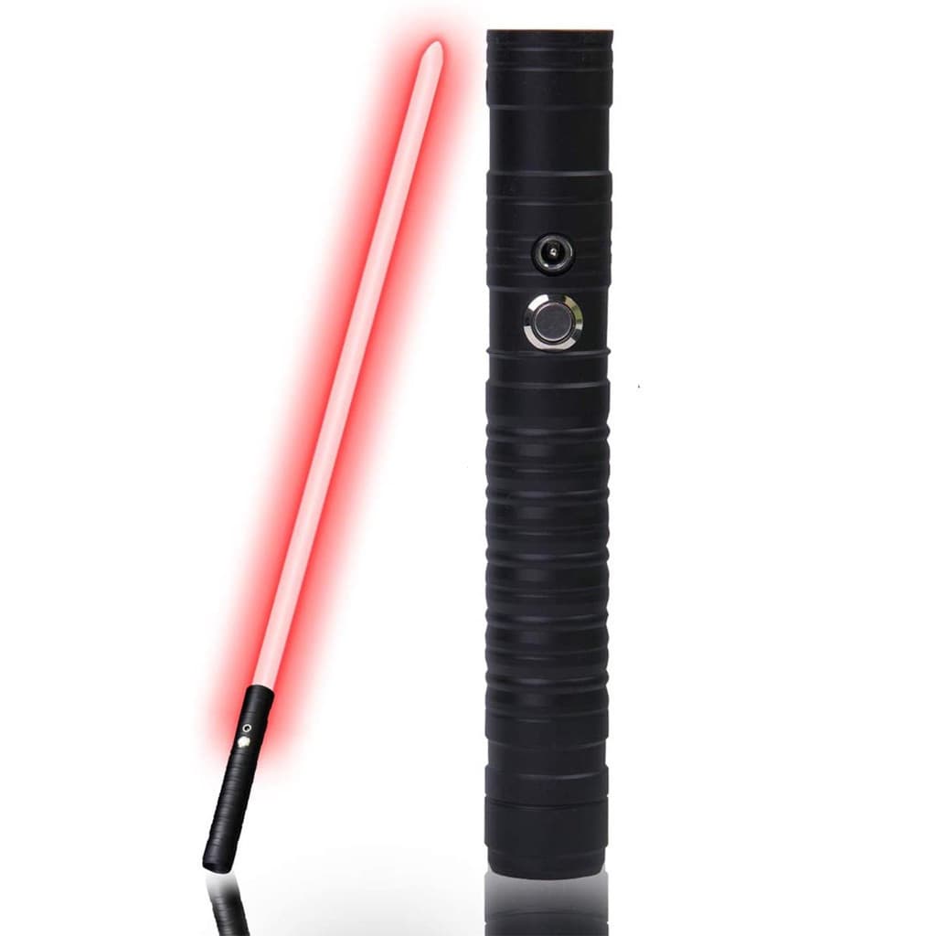 Star Wars Sabre De Luz RGB 7 Cores Mudando Alça De Metal Espada Laser Som De Duelo Pesado Dois-Em-Um Cosplay Adereços De