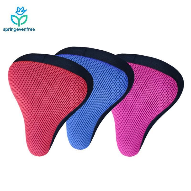 Spe Selim De Bicicleta 3D Macio Capa De Assento Ciclismo Silicone Almofada Respirável Sela Confortável FE