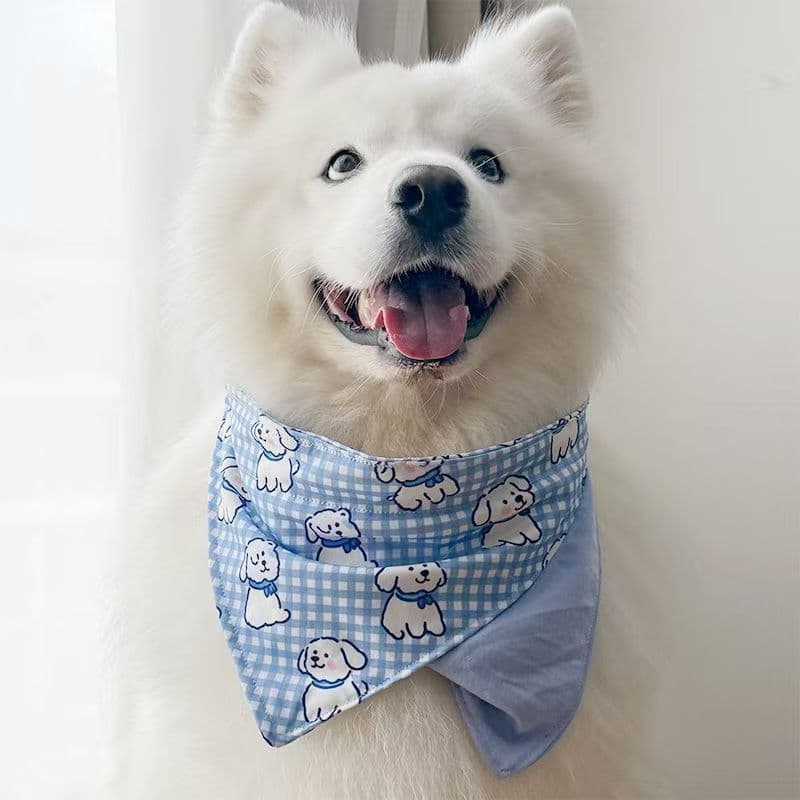 Cão De Estimação Verão Saliva Triangular Pasta Ultra-Grande Gigante Alaska Samoyed Toalha xcQG
