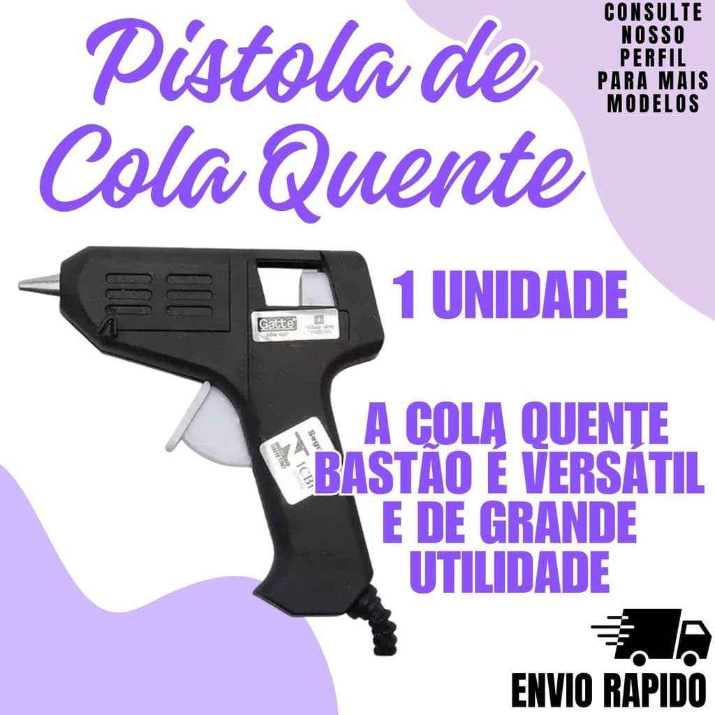 Pistola Cola Quente Artesanato Lembrancinhas Festa Decoraçao