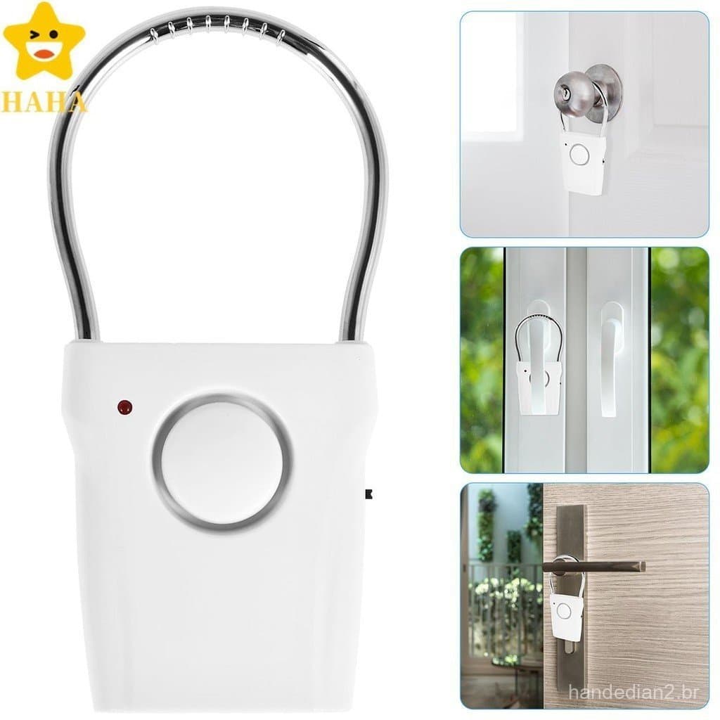 Alarme De Segurança De Porta 110dB Com Ajustes Ajustáveis Equipamento De Portátil Operado A Bateria SHOPSBC7892