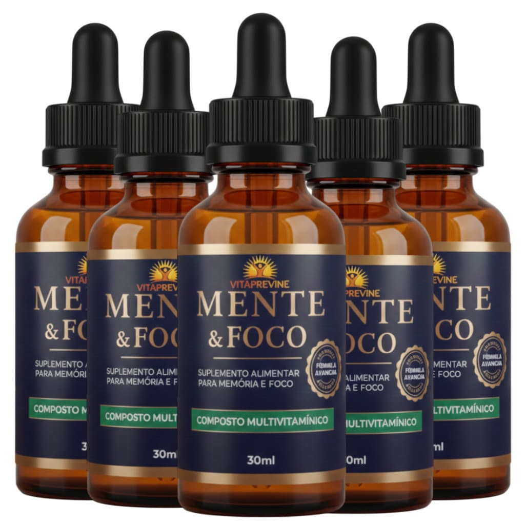 5 Mente & Foco 30 ml - Suplemento Alimentar
