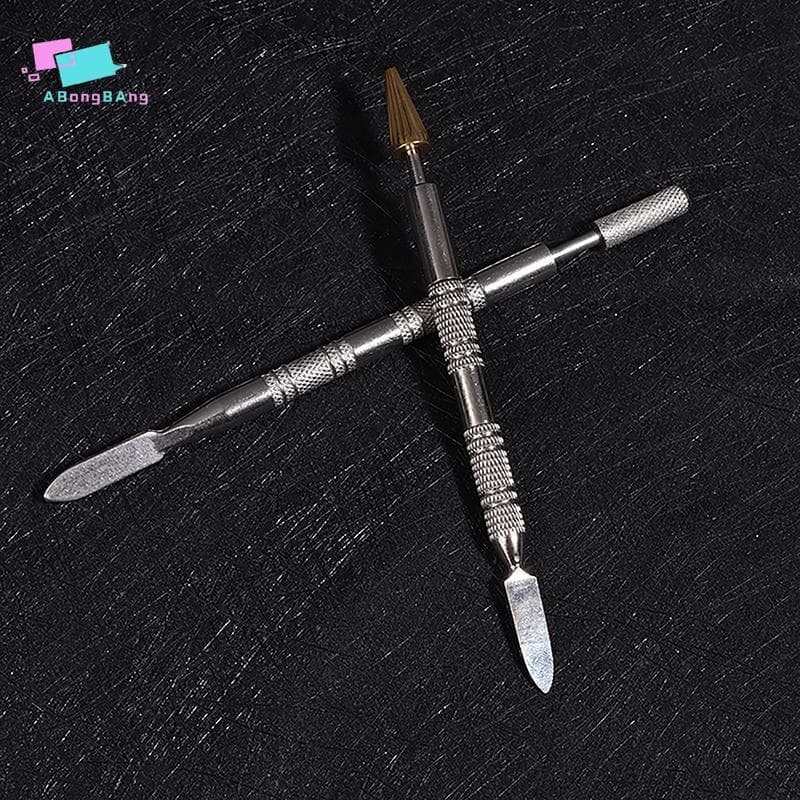 Abongbanghn Couro Dupla Borda Óleo Colagem Tintura Caneta Aplicador Rápido Rolo De Pintura Ferramenta Para Artesanato Fe