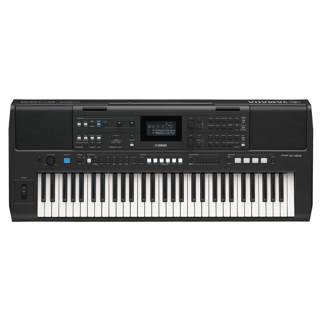 Teclado Arranjador Yamaha PSR-E483 61 Teclas Sensitivas