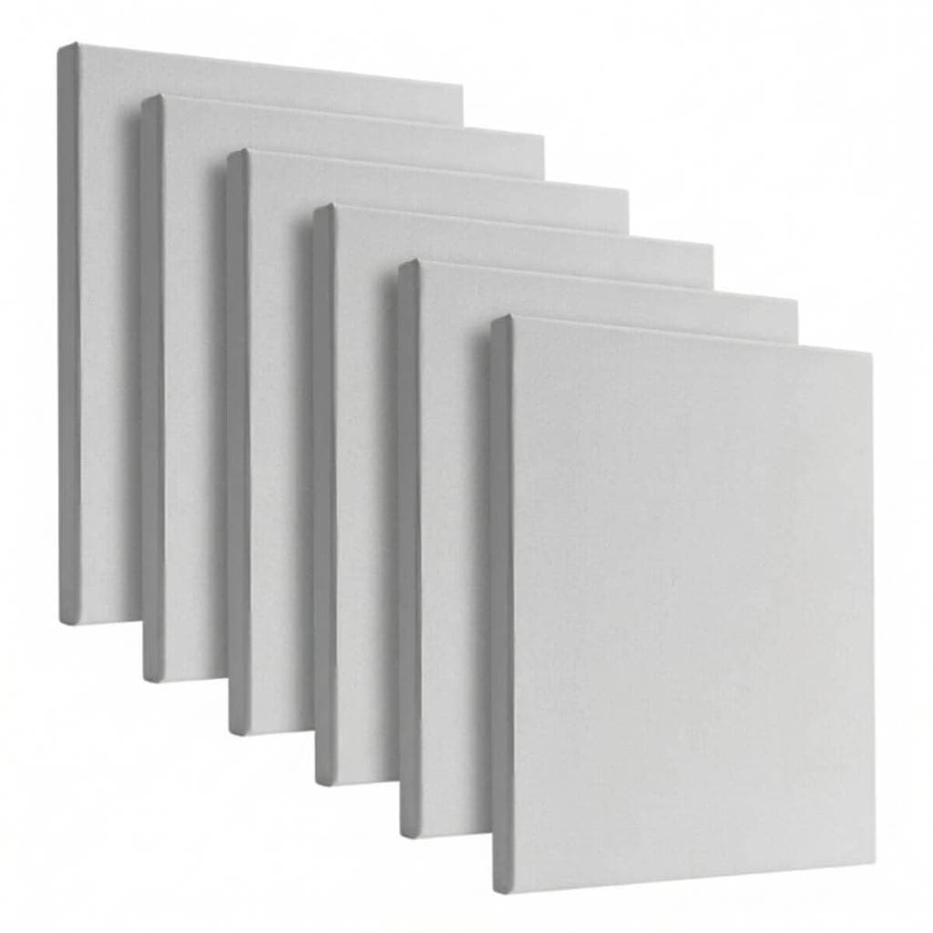 Kit 6 Telas Para Pintura Artística / Escolar 15x15cm Souza