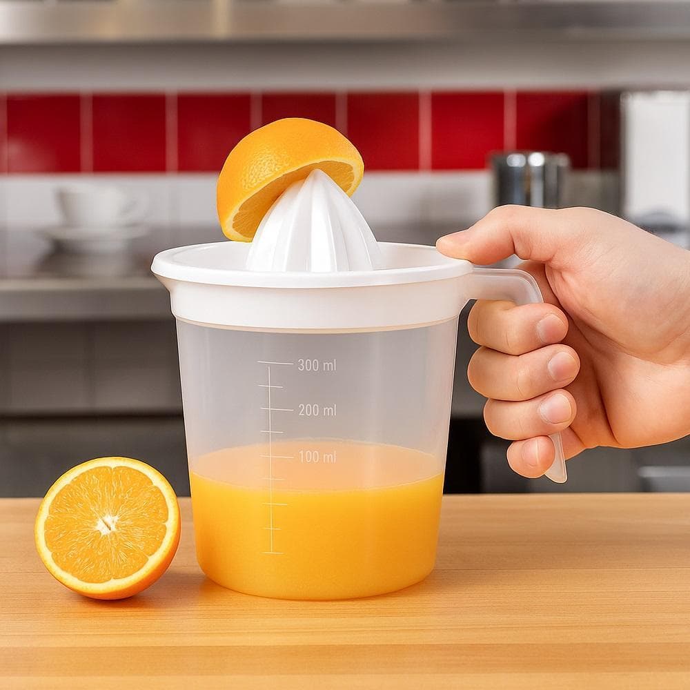 ESPREMEDOR LIMAO LARANJA MANUAL JARRA SUCO DE FRUTAS DOSADOR PORTATIL 1,2L ALCA SUQUEIRA AGUA BEBIDAS