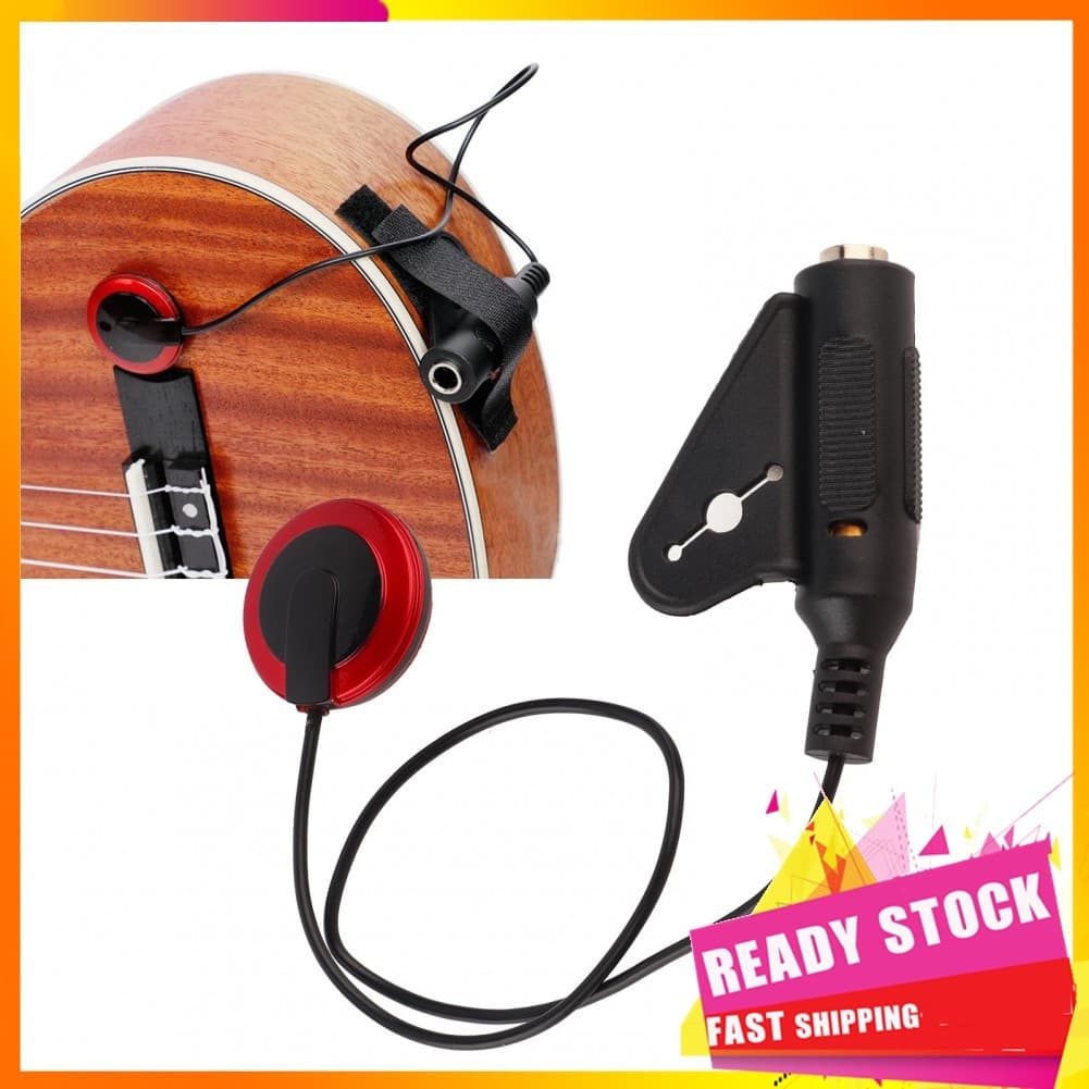 Gfgfgfgg Captador de microfone Bnineteenteam para guitarra acústica clássica Ukulele Violino Banjo Bandolim