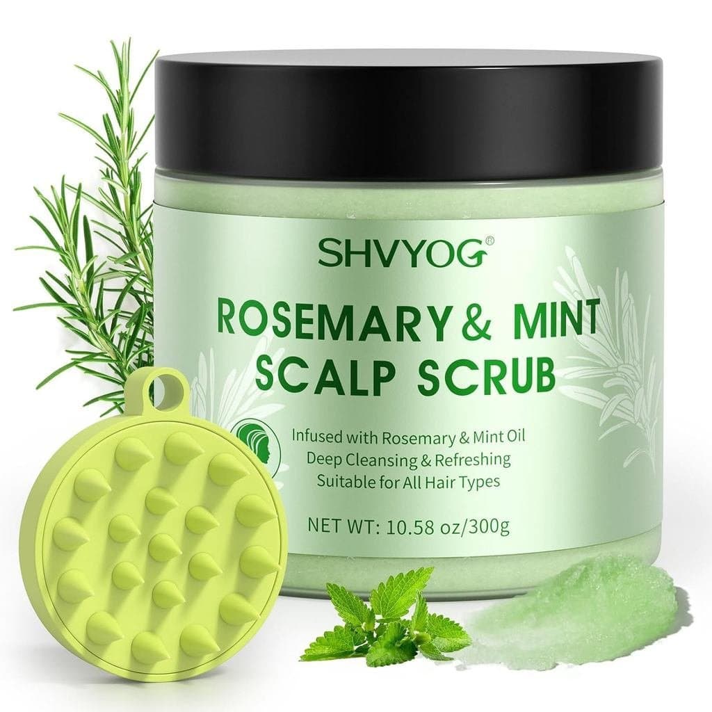SHVYOG Esfoliante Capilar, Esfoliante Capilar de Alecrim, Esfoliante Capilar para Acúmulo de Resíduos, Cabelos Oleosos,