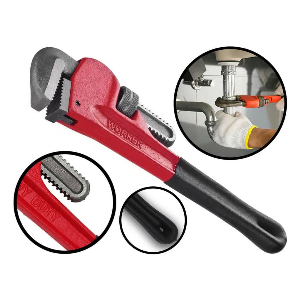 Chave Grifo 14 Polegadas Fertak Industrial Profissional